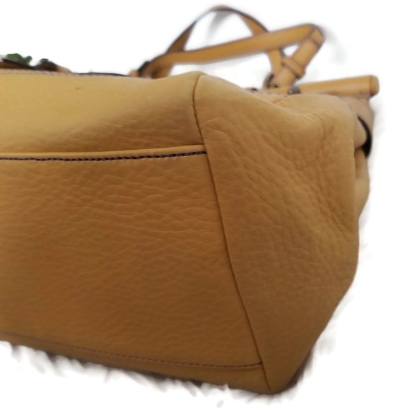 Vintage Coach 9749 mustard yellow leather satchel limited edition - Picture 5 of 12